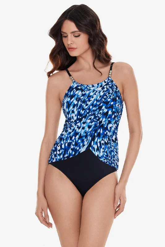 High - waisted women swimwear for a retro and flattering lookQuill Lisa One Piece Swimsuit