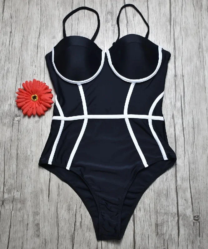 Sustainable women swimwear made from recycled materials for eco - conscious beachgoersLexi One Piece Swimsuit