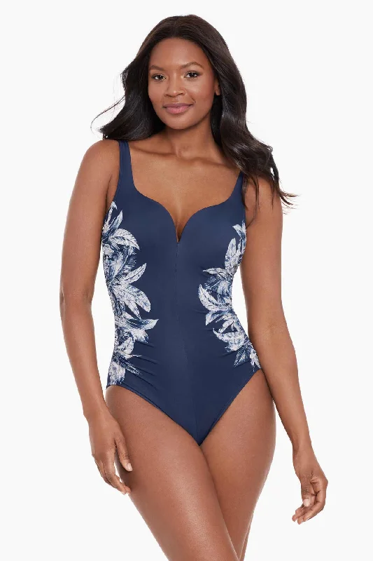 One - piece women swimwear with cut - outs for a stylish and modern appealTropica Toile Temptress One Piece Swimsuit