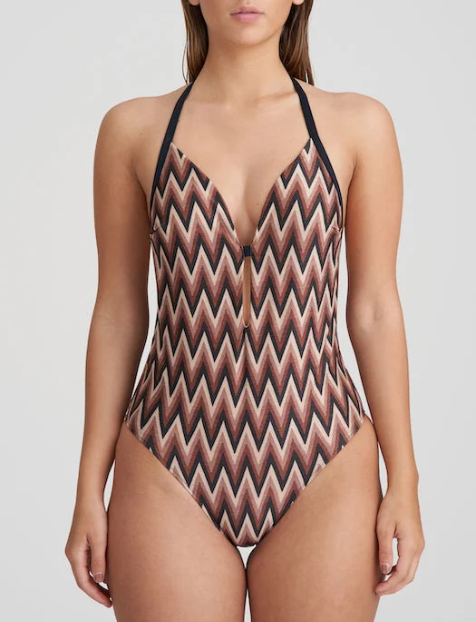 One - piece women swimwear with cut - outs for a stylish and modern appealMarie Jo Swim Su Ana One Piece