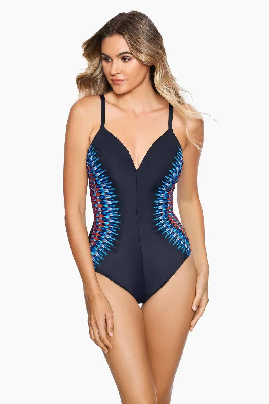 Monokini women swimwear with a unique one - piece - meets - bikini designNepali Temptation One Piece Swimsuit