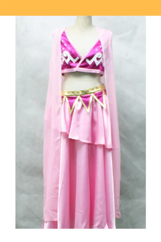 Metallic women swimwear with a shiny finish for a glamorous poolside lookOne Piece Nami Pink Cosplay Costume