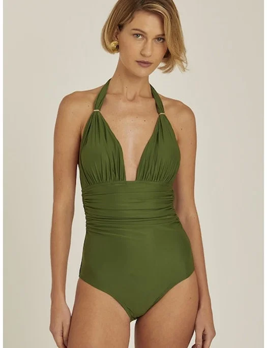 High - waisted women swimwear for a retro and flattering lookLenny Recycled Adjustable One Piece