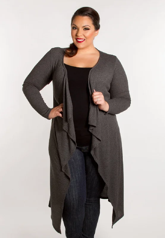 Pocket - Equipped Women Long Sleeve Top for Added FunctionalityJamie Cardigan