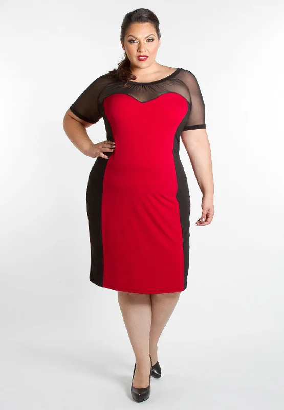 Plus Size Women Long Sleeve Top for a Flattering and Comfortable FitCarmen Dress