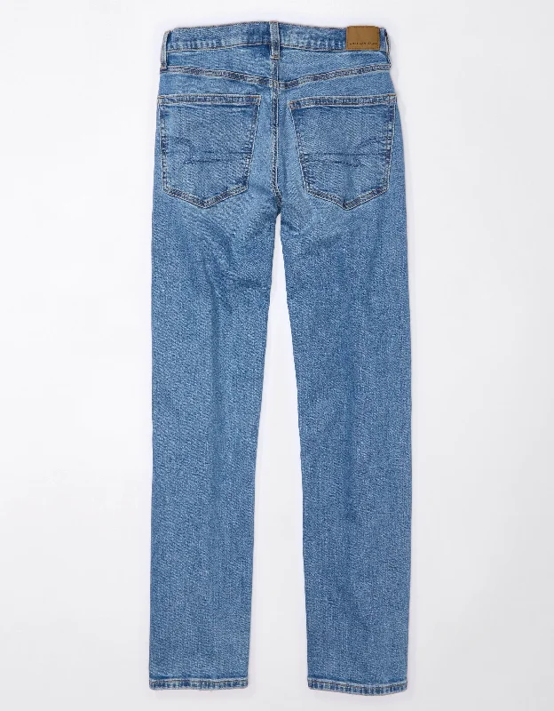 Embroidered women trousers with intricate details for a unique charmAE Strigid Low-Rise Baggy Straight Jean