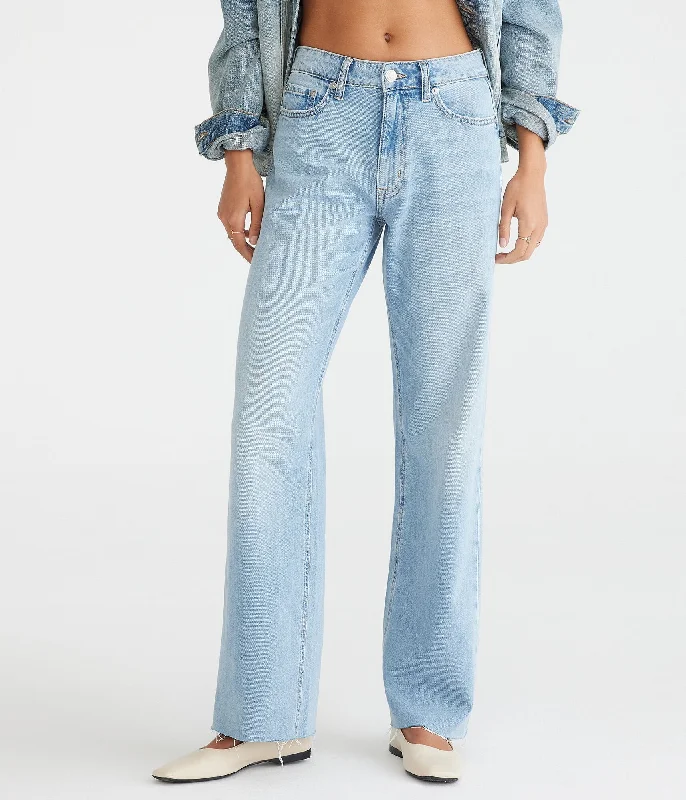 Plus - size women trousers for a perfect fit and confidenceAeropostale High-Rise Wide Leg Jean