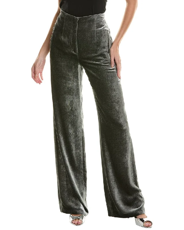 Tapered women trousers with a slimming effectAlberta Ferretti Silk-Blend Trouser