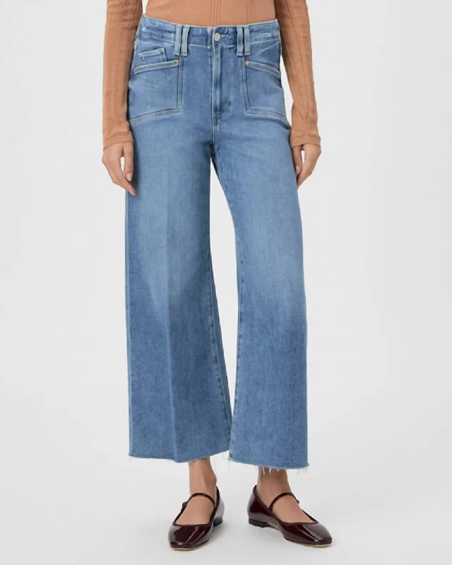 Denim women trousers for a durable and versatile optionAnessa Crop Flare In Sunnie Distressed