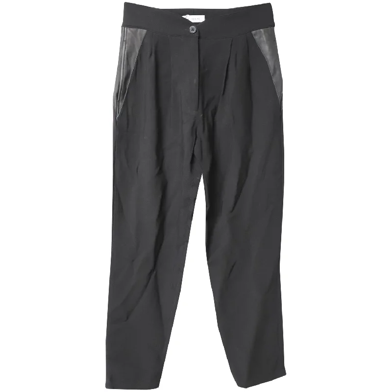 Cargo women trousers with multiple pockets for added functionalityAnine Bing Trousers in Black Viscose