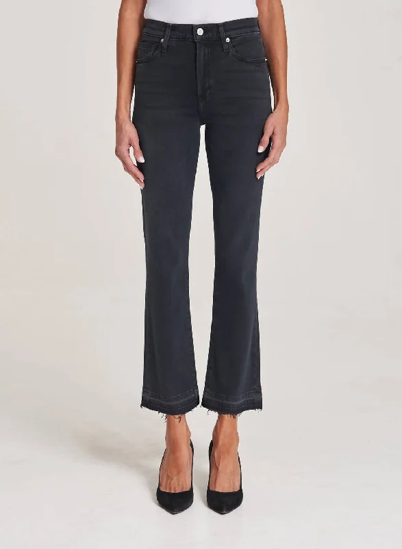 Linen women trousers for a breathable and summer - friendly choiceBella Crop Flare In Ash