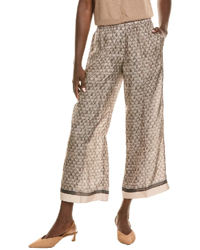 Culottes women trousers with a unique and trendy silhouetteBrunello Cucinelli Silk Pant