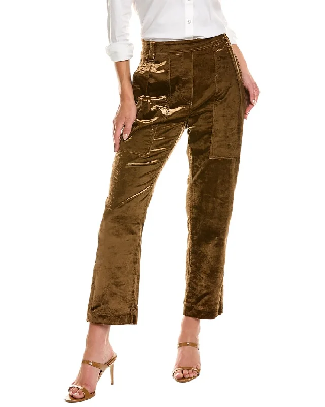 Palazzo women trousers for a flowy and comfortable feelBrunello Cucinelli Velvet Pant