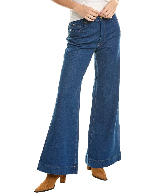 Corduroy women trousers for a warm and textured appearanceDL1961 Hepburn Vibrant Rinse Wide Leg Jean