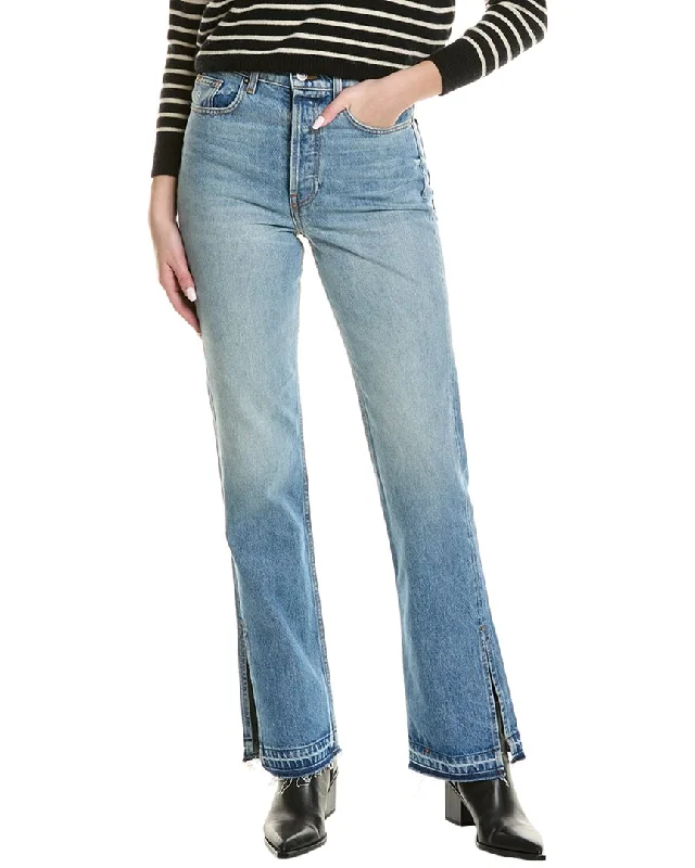 Wide - leg women trousers for a modern and elegant styleEB DENIM Unraveled Two Newport Jean