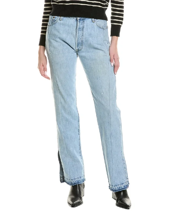 Culottes women trousers with a unique and trendy silhouetteEB DENIM Vintage Unraveled Vintage Blue Jean