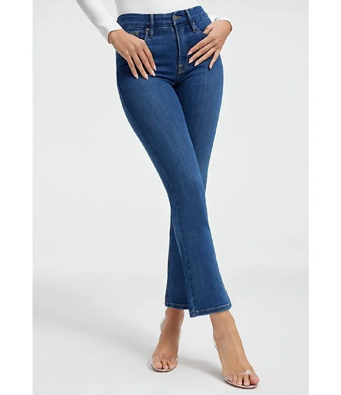 Embroidered women trousers with intricate details for a unique charmGood Legs Straight Jean In Blue007