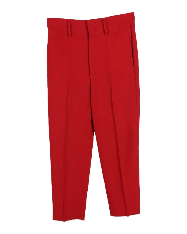 Plus - size women trousers for a perfect fit and confidenceIsabel Marant Étoile Trousers in Red Cotton