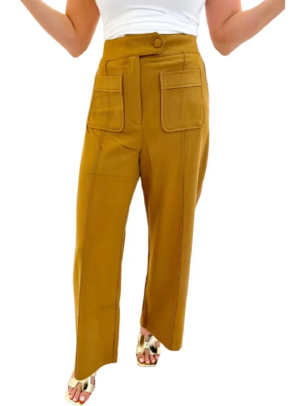 Tapered women trousers with a slimming effectJerry Trouser Pants In Camel