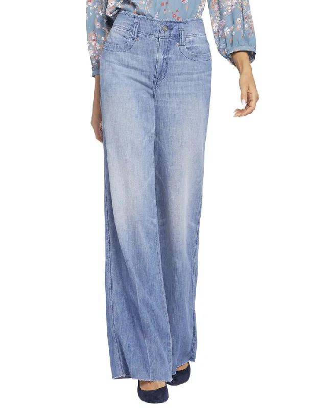 Plus - size women trousers for a perfect fit and confidenceNYDJ Teresa Everly Wide Leg Jean