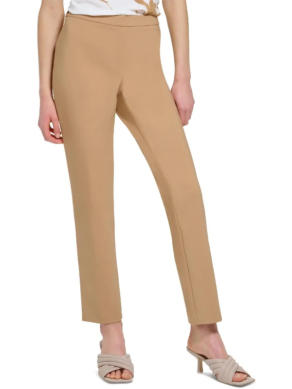 Bootcut women trousers to pair well with different shoesPetites Womens Slim Mid Rise Dress Pants