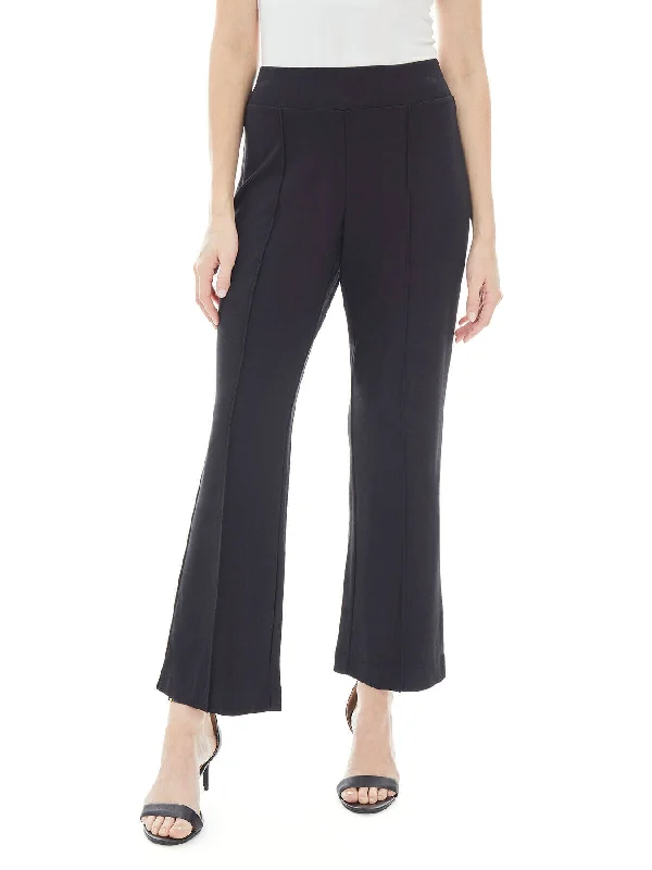 Tapered women trousers with a slimming effectPintuck Pull-On Knit Pants