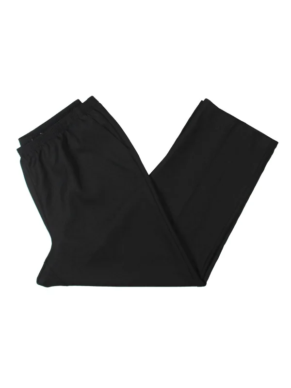 Wide - leg women trousers for a modern and elegant stylePlus Classics Womens Stretch Pull On Pants