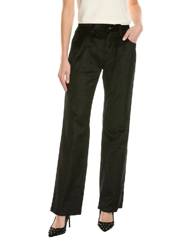 High - waisted women trousers for a flattering and retro lookrag & bone Jacey Velvet Pant