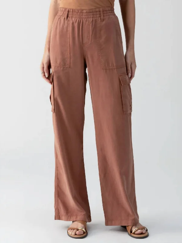 Palazzo women trousers for a flowy and comfortable feelRelaxed Reissue Pants In Washed Clay