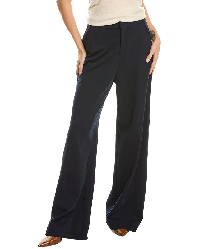 Denim women trousers for a durable and versatile optionSplendid x Kate Young Straight Leg Wool-Blend Pant