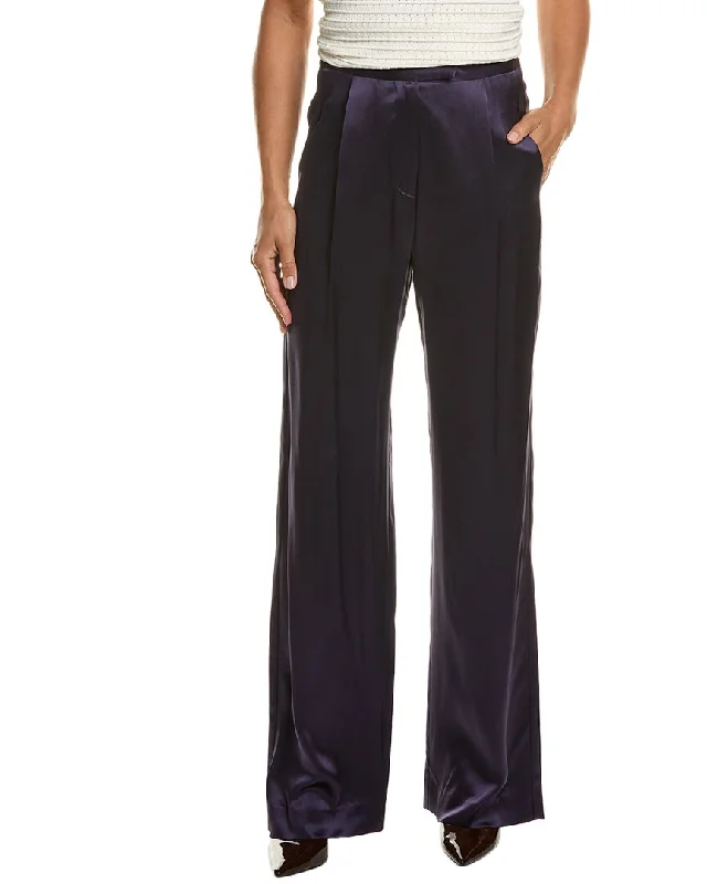 Culottes women trousers with a unique and trendy silhouetteTHE SEI Silk Wide Leg Pant