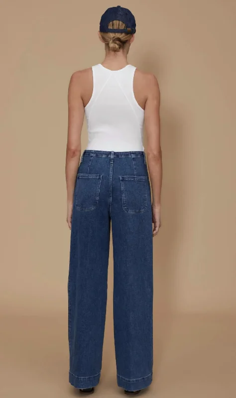 Denim women trousers for a durable and versatile optionUtility Trouser In Love Song