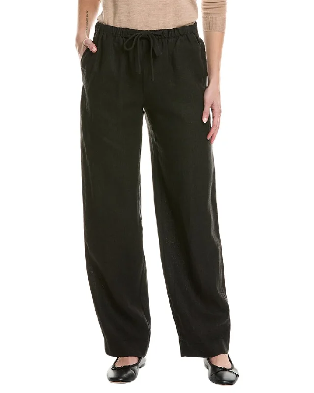 High - waisted women trousers for a flattering and retro lookVince Tie-Front Pull-On Pant