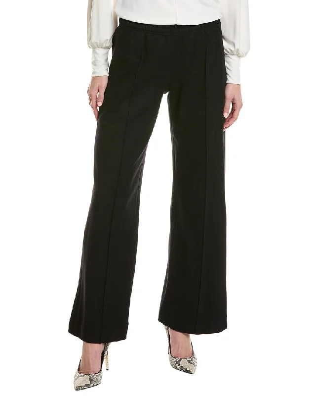 Bootcut women trousers to pair well with different shoesVince Wide Leg Pull-On Wool Pant