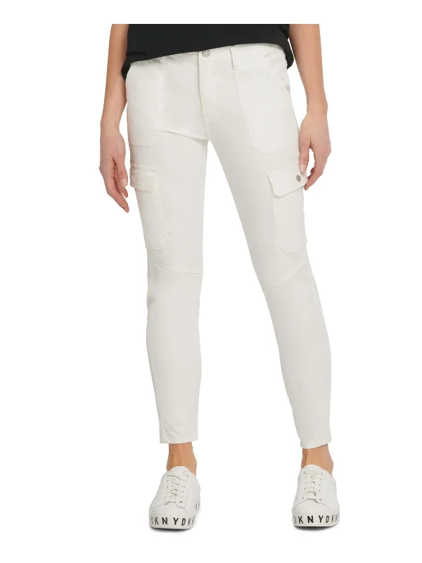 Tapered women trousers with a slimming effectWomens Denim Skinny Fit Cargo Pants