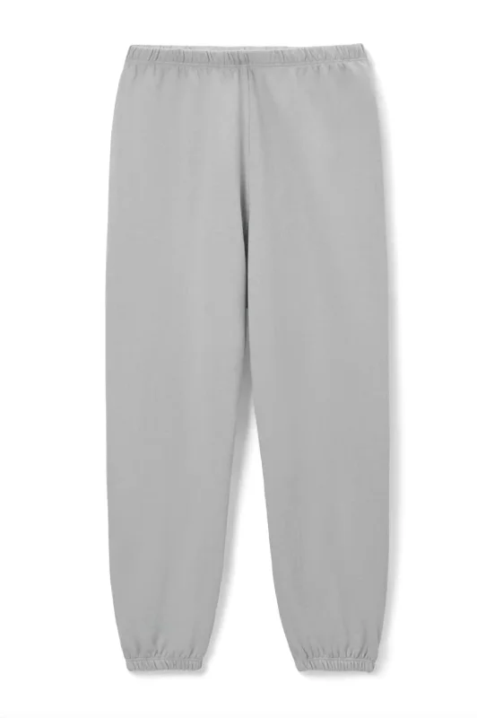 Embroidered women trousers with intricate details for a unique charmWomen's Johnny Sweatpant In Aluminum