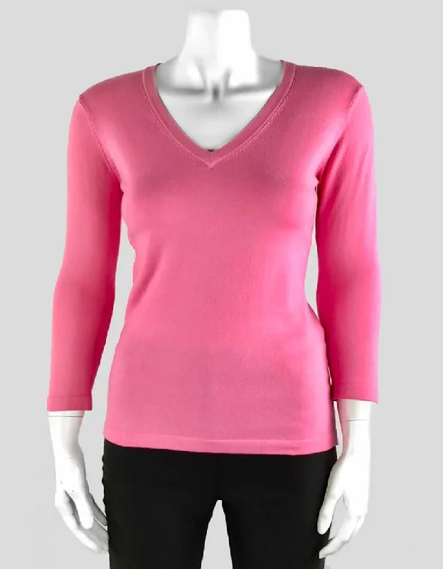 Sequin - Embellished Women Sweater for Special Occasions525 America Pink Sweater Small