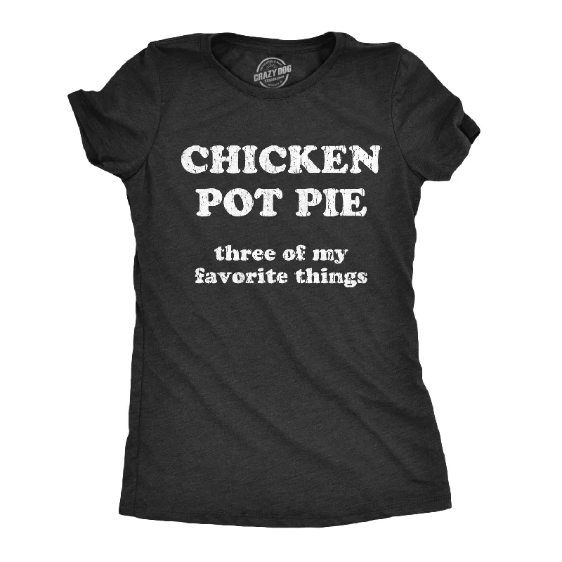 Embroidered Women T Shirt with Intricate DetailsChicken Pot Pie Women's T Shirt