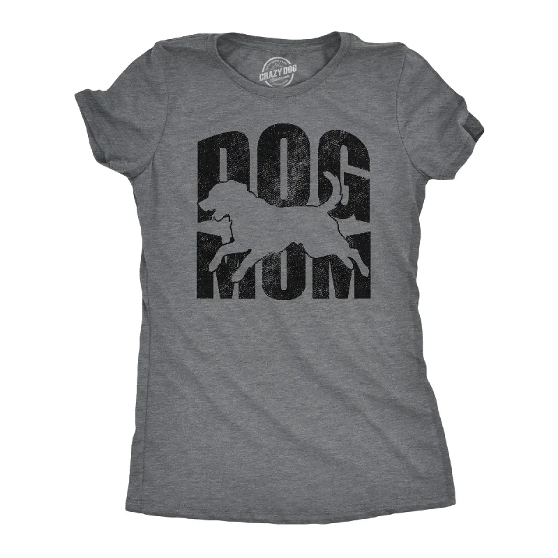 Muscle Women T Shirt for a Sporty and Casual LookDog Mom Women's T Shirt