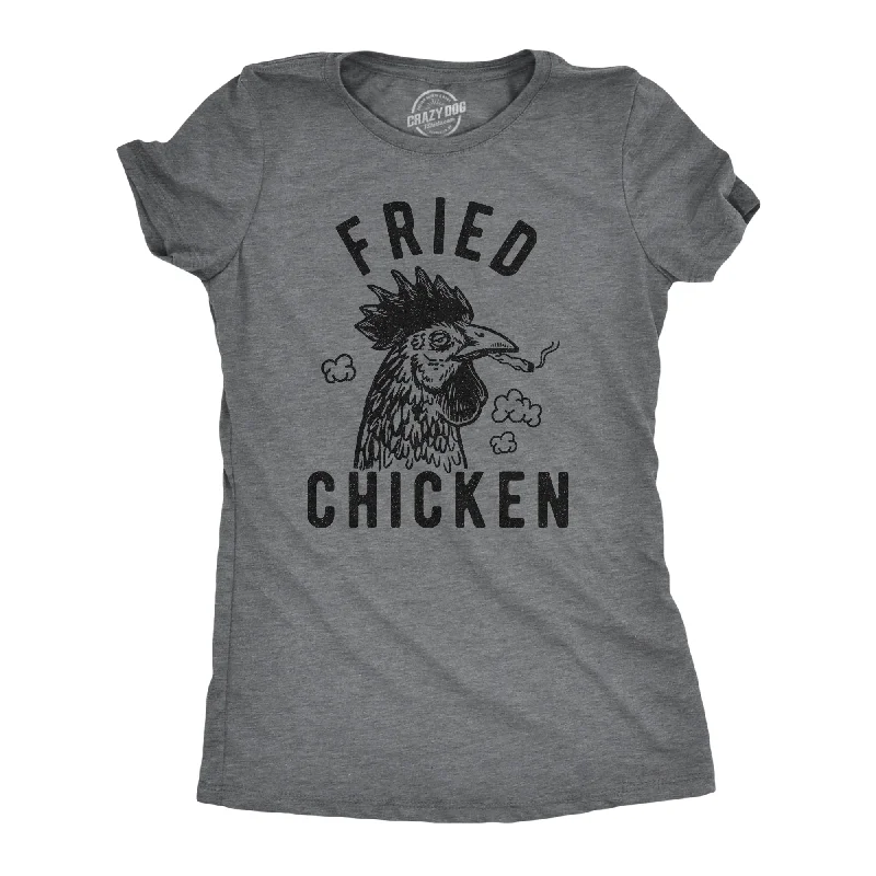 Pocketed Women T Shirt for Added FunctionalityFried Chicken Women's T Shirt