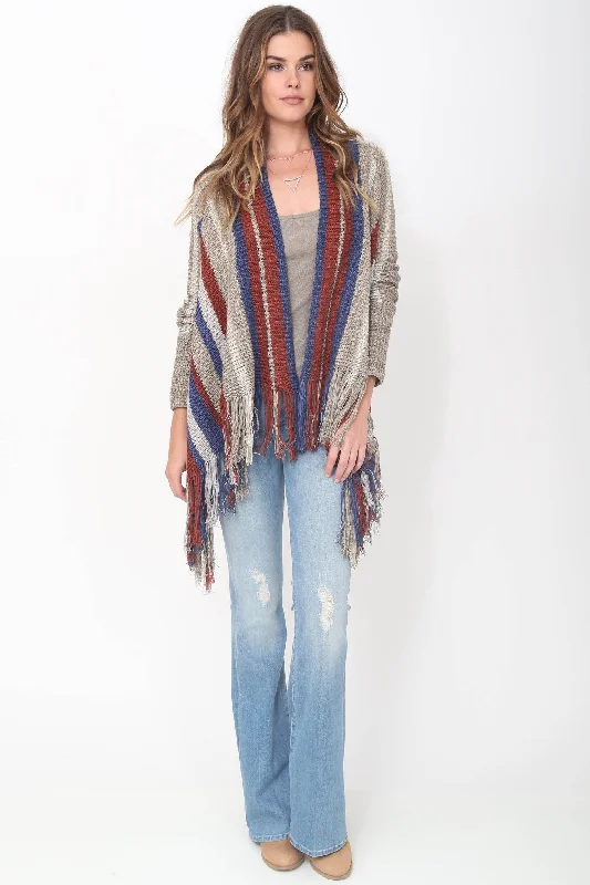 Oversized Women Sweater for a Cozy and Fashionable LookFifi Fringe Sweater in Heights