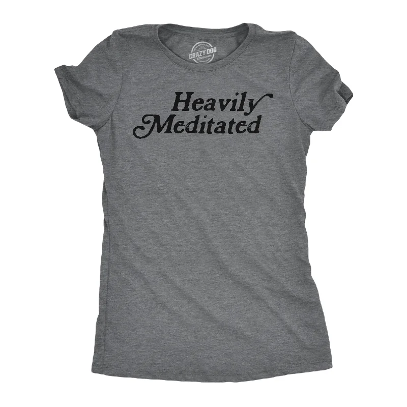 Pocketed Women T Shirt for Added FunctionalityHeavily Meditated Women's T Shirt