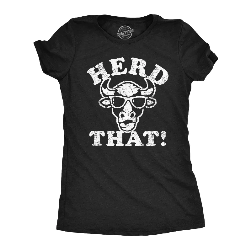 Muscle Women T Shirt for a Sporty and Casual LookHerd That Women's T Shirt