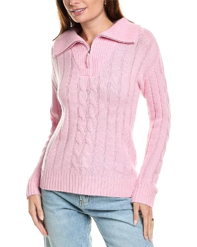 Sequin - Embellished Women Sweater for Special OccasionsKier+J Wool & Cashmere-Blend Pullover