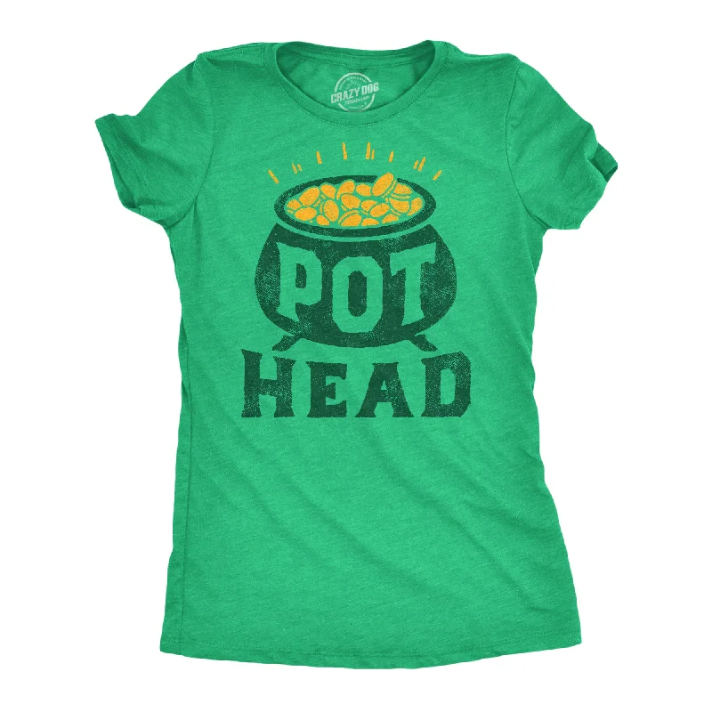 Crew Neck Women T Shirt with a Timeless DesignPot Head St Pats Women's T Shirt