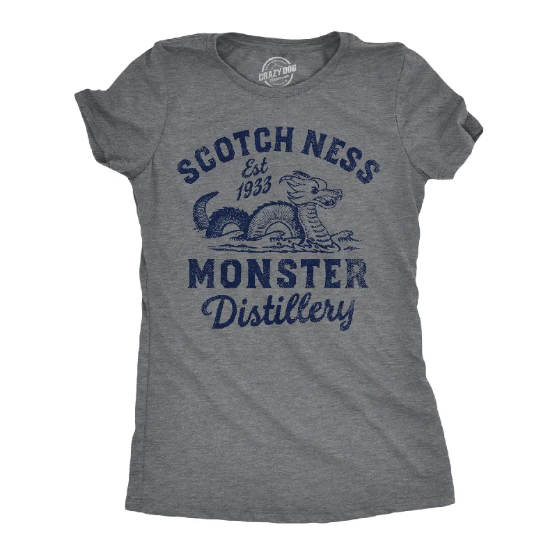 Sheer Women T Shirt for a Stylish and Alluring LookScotch Ness Monster Distillery Women's T Shirt