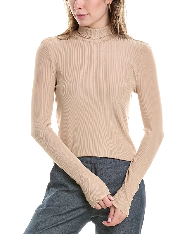 Plus - Size Women Sweater with a Flattering FitSt. John Turtleneck Stretch Top