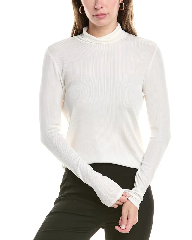 V - Neck Women Sweater to Elongate the NecklineSt. John Turtleneck Stretch Top