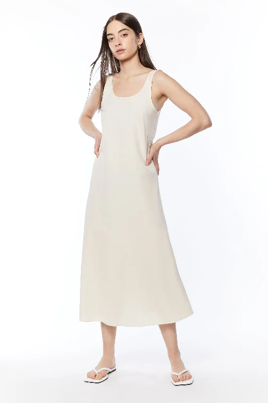 Mock - Neck Women Sweater for a Modern TwistTANK MIDI DRESS