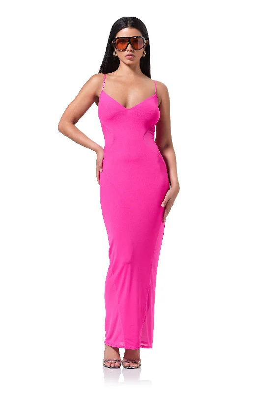 Sheath Women Dress with a Tailored Fit for a Professional LookAlyson Midi Dress - Glow Pink